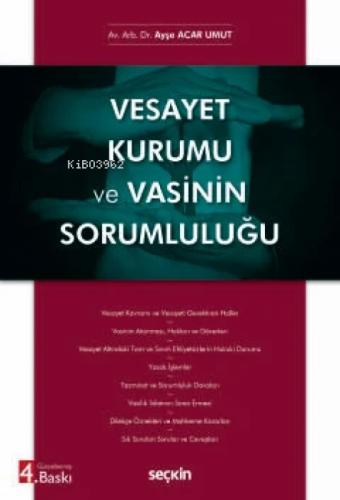 Vesayet Kurumu ve Vasinin Sorumluluğu  Frontansicht 1