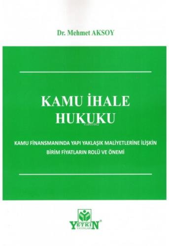 Kamu İhale Hukuku  Frontansicht 1