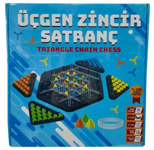 Üçgen Zincir Santranç;Triangle Chain Chess  Frontansicht 1