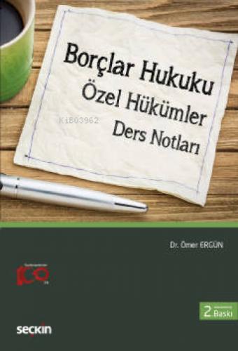 Borçlar Hukuku (Özel Hükümler) Ders Notları  Frontansicht 1