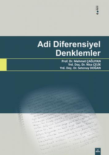 Adi Diferensiyel Denklemler  Frontansicht 1