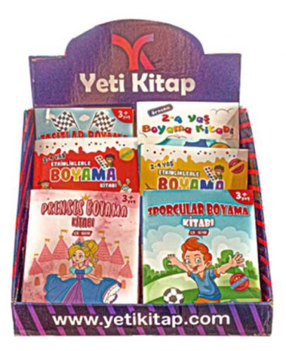 Boyama ve Aktivite Kitapları Standı (120 Kitap)  Frontansicht 1