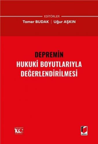 Depremin Hukuki Boyutlarıyla Değerlendirilmesi (Ciltli)  Frontansicht 1