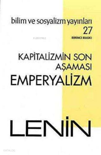 Kapitalizmin Son Aşaması: Emperyalizm  Frontansicht 1