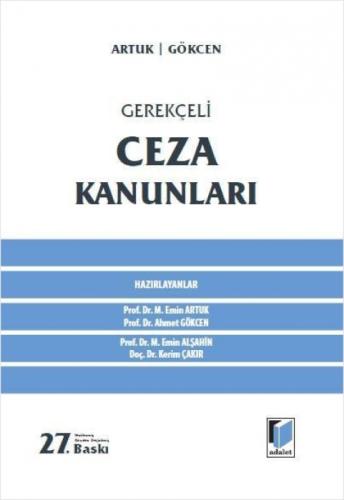 Gerekçeli Ceza Kanunları  Frontansicht 1