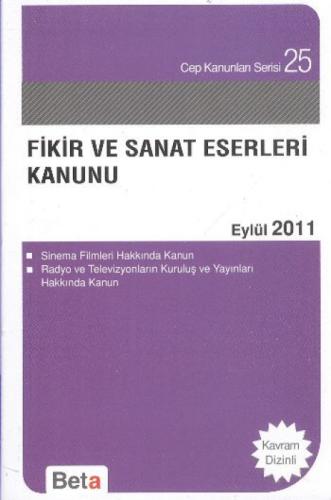 Fikir ve Sanat Eserleri Kanunu (Cep Boy - 025)  Frontansicht 1