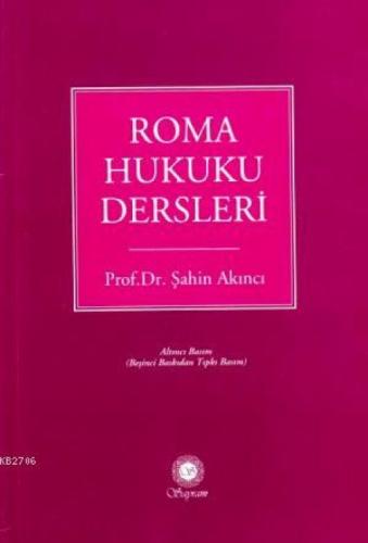 Roma Hukuku Dersleri  Frontansicht 1