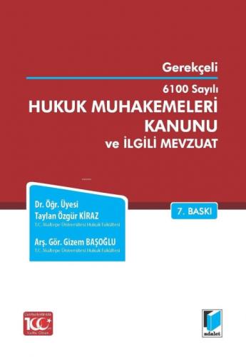 6100 Sayılı Hukuk Muhakemeleri Kanunu ve İlgili Mevzuat (Gerekçeli)  Frontansicht 1