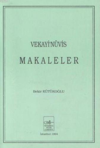 Vekayi'nüvis Makaleler  Frontansicht 1