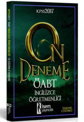 2017 ÖABT İngilizce Öğretmenliği Tamamı Çözümlü 10 Deneme  Frontansicht 1