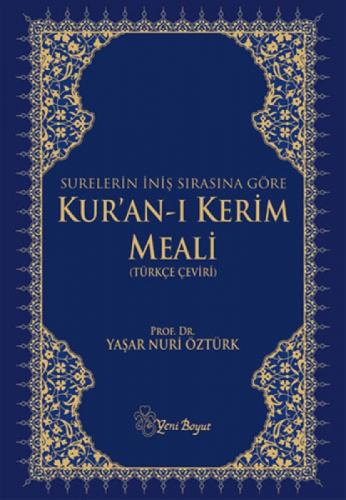 Kur'an-ı Kerim Meali Surelerin İniş Sırasına Göre (Lacivert)  Frontansicht 1