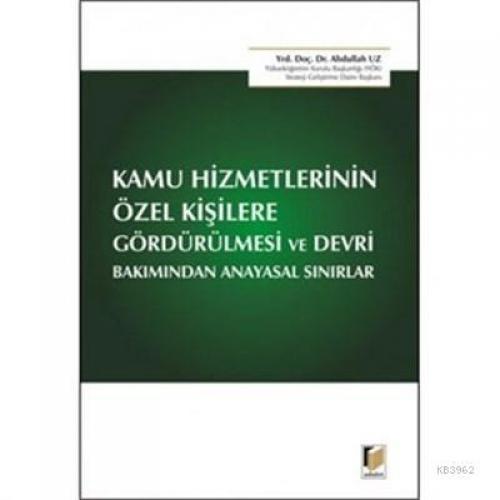 Kamu Hizmetlerinin Özel Kişilere Gördürülmesi ve Devri Bakımından Anayasal Sınırlar  Frontansicht 1