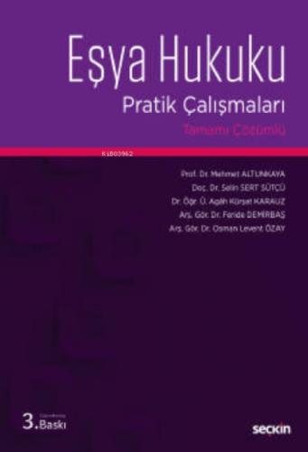 Eşya Hukuku Pratik Çalışmaları  Frontansicht 1