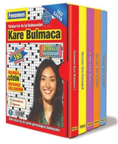 Fenomen Kare Bulmaca Seti (5 Kitap)  Frontansicht 1