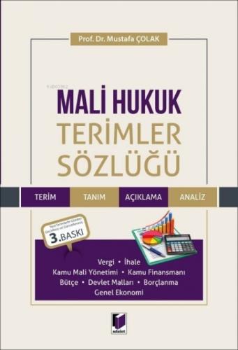Mali Hukuk Terimler Sözlüğü  Frontansicht 1