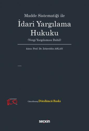 Madde Sistematiği İle İdari Yargılama Hukuku;(Vergi Yargılanması Dahil)  Frontansicht 1