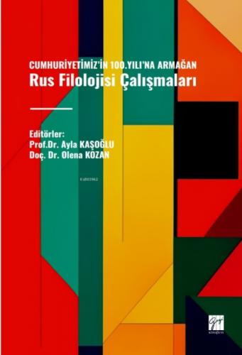 Cumhuriyetimiz'in 100.Yılı'na Armağan Rus Filolojisi Çalışmaları  Frontansicht 1
