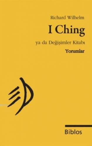 I Ching ya da Değişimler Kitabı  Frontansicht 1