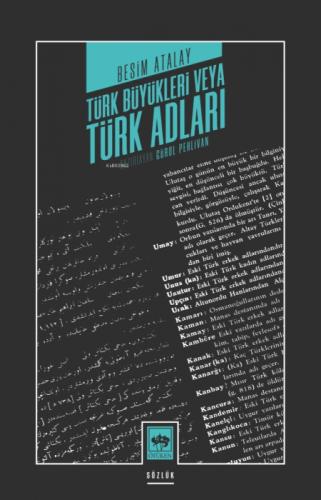 Türk Büyükleri veya Türk Adları  Frontansicht 1