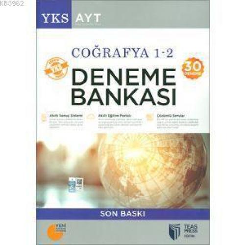 YKS AYT Coğrafya 1-2 Deneme Bankası  Frontansicht 1