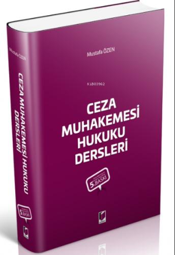 Ceza Muhakemesi Hukuku Dersleri  Frontansicht 1