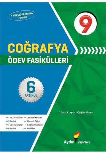 Aydın Yayınları 9. Sınıf Coğrafya Ödev Fasikülleri Aydın  Frontansicht 1
