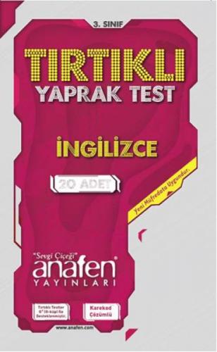 3. Sınıf İngilizce Tırtıklı  Frontansicht 1