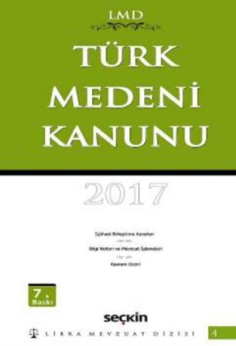 Türk Medeni Kanunu (Ciltli)  Frontansicht 1