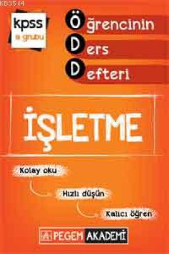 KPSS İşletme Öğrencinin Ders Defteri 2015  Frontansicht 1