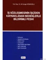 İş Sözleşmesinin İşçiden Kaynaklanan Nedenlerle Bildirimli Feshi  Frontansicht 1