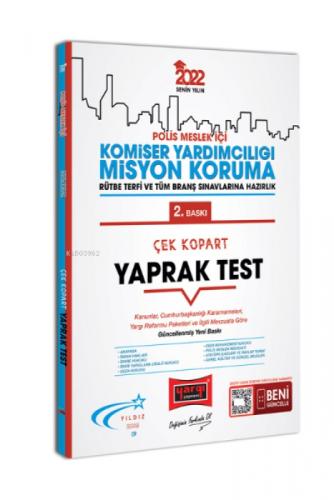 2022 Polis Meslek İçi Komiser Yardımcılığı Misyon Koruma Rütbe Terfi Yaprak Test  Frontansicht 1