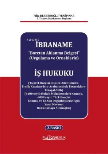 İbraname 'Borçtan Aklanma Belgesi' (Uygulama Ve Örneklerle)  Frontansicht 1
