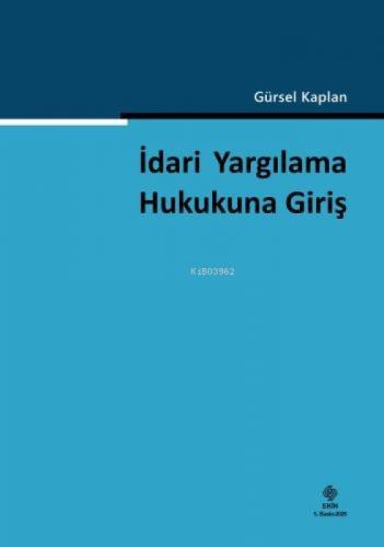 İdari Yargılama Hukukuna Giriş  Frontansicht 1
