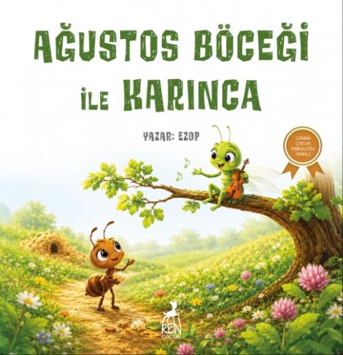 Ağustos Böceği ile Karınca  Frontansicht 1