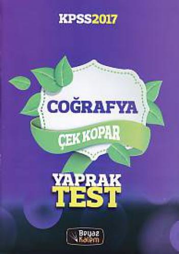 2017 Kpss Coğrafya Çek Kopar Yaprak Test  Frontansicht 1