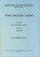 Türk İnkılabı Tarihi (Cilt 3-Kısım 4)  Frontansicht 1