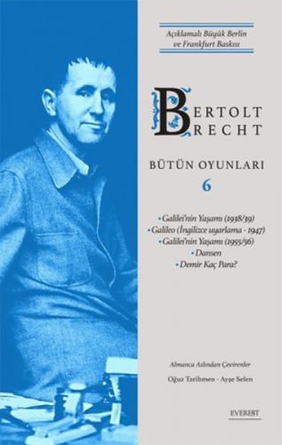 Bertolt Brecht Bütün Oyunları 6  - Açıklamalı Büyük Berlin ve Frankfurt Baskısı  Frontansicht 1