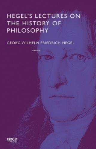 Hegel's Lectures On The History Of Philosophy  Frontansicht 1