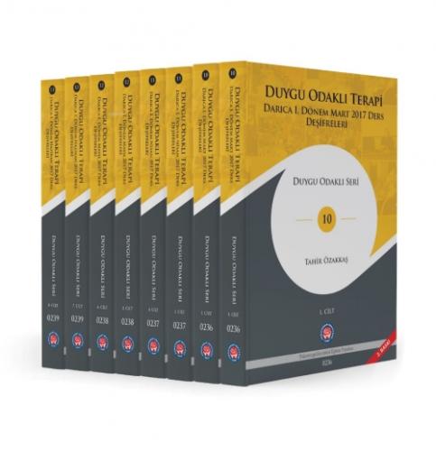 Duygu Odaklı Terapi Darıca 1. Dönem Mart-Nisan-Mayıs-Haziran 2017 Ders Deşifreleri (8 Kitap Takım) (Ciltli)  Frontansicht 1