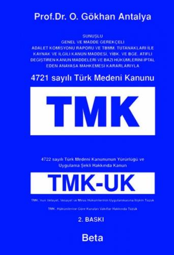 4721 Sayılı Türk Medeni Kanunu (TMK)  Frontansicht 1
