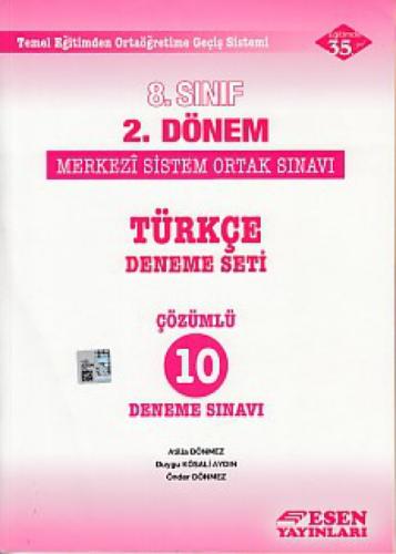 8. Sınıf 2. Dönem TEOG Türkçe Çözümlü 10 Deneme Sınavı  Frontansicht 1