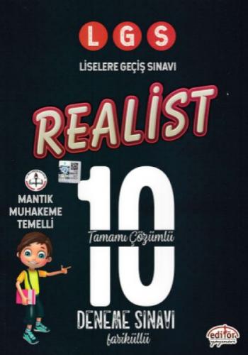 LGS-Realist-Tamami-Cozumlu-10-Deneme- Sinavi-Fasiküllü  Frontansicht 1