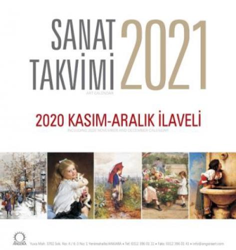 Sanat Takvimi 2021 Masa Takvimi  Frontansicht 1