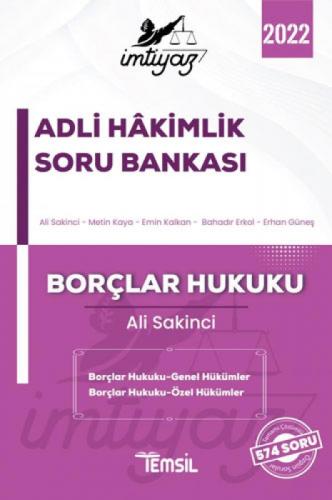 İmtiyaz Adli Hakimlik Soru Bankası Borçlar Hukuku  Frontansicht 1