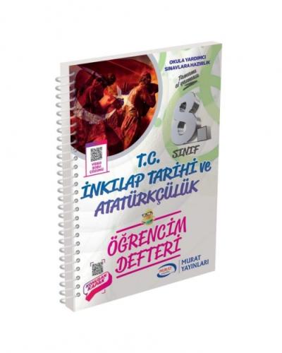Murat Yayınları 8. Sınıf LGS T.C. İnkılap Tarihi ve Atatürkçülük Öğrencim Defteri Murat  Frontansicht 1