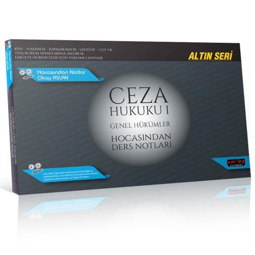 Ceza Hukuku 1 Genel Hükümler Hocasından Ders Notları  Frontansicht 1