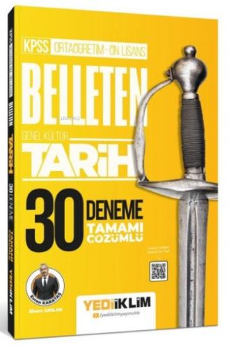 KPSS Ortaöğretim Ön Lisans Genel Kültür Belleten Tarih Tamamı Çözümlü 30 Deneme  Frontansicht 1