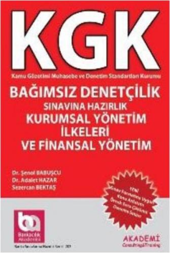 KGK Bağımsız Denetçilik Sınavına Hazırlık Kurumsal Yönetim İlkeleri ve Finansal Yönetim  Frontansicht 1