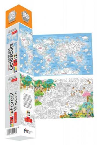 Big Mandala - Giant Size World and Dinosaurs - Giant Size Forest Kingdom  Frontansicht 1