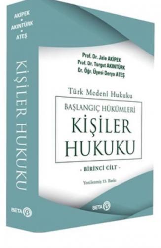 Türk Medeni Hukuku Başlangıç Hükümleri Kişiler Hukuku  Frontansicht 1